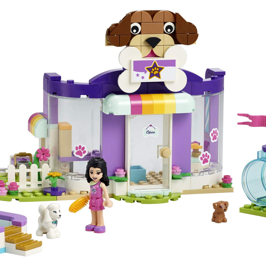 LEGO Friends Doggy Day Care 41691 Building Kit; Birthday Gift for Kids, Comes with 2 Mini-Dolls and 2 Toy Dog Figures, New 2021 (221 Pieces)