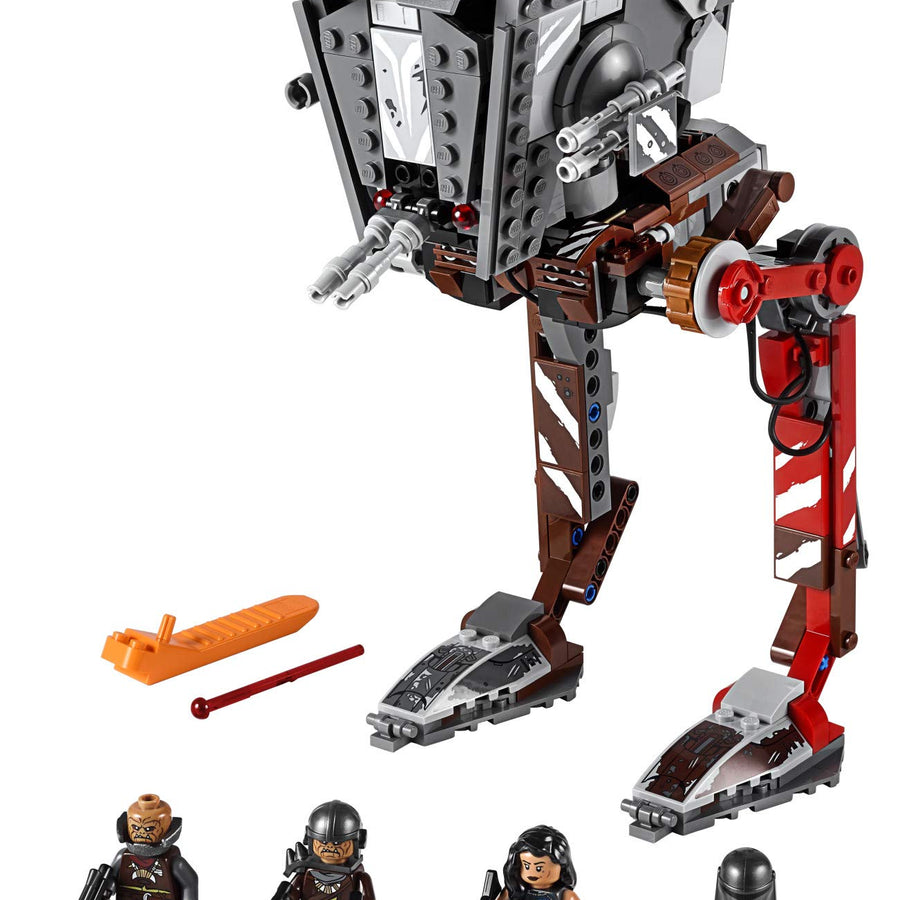 LEGO Star Wars at-ST Raider 75254 The Mandalorian Collectible All Terrain Scout Transport Walker Posable Building Model (540 Pieces)