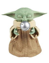 Star Wars Galactic Snackin’ Grogu 9.25-Inch-Tall Animatronic Toy with Over 40 Sound and Motion Combinations and Interactive Accessories,F2849
