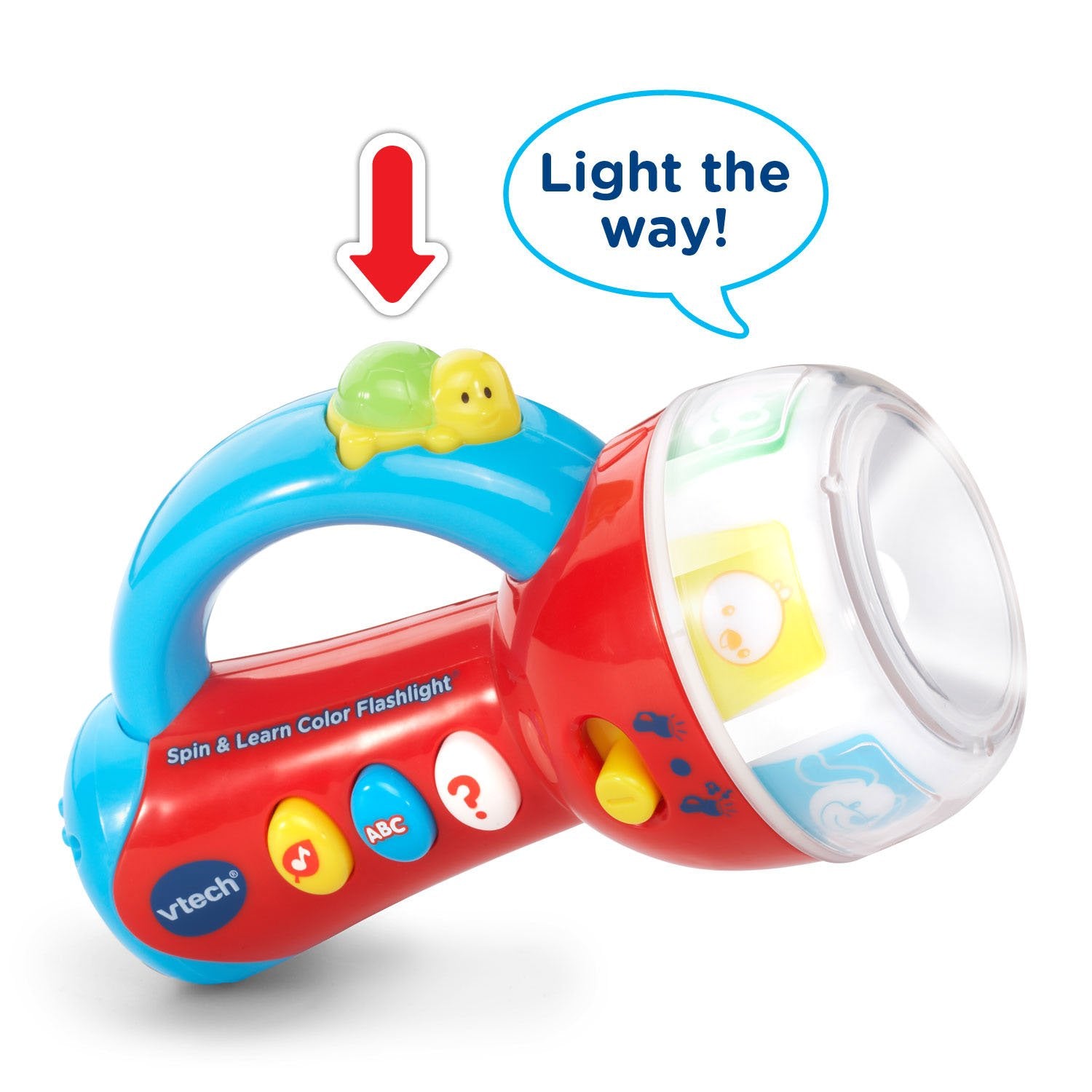 VTech Spin & Learn Color Flashlight, Red