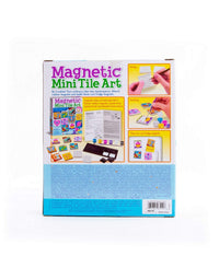 4M 4563 Magnetic Mini Tile Art - DIY Paint Arts & Crafts Magnet Kit for Kids - Fridge, Locker, Party Favors, Craft Project Gifts for Boys & Girls
