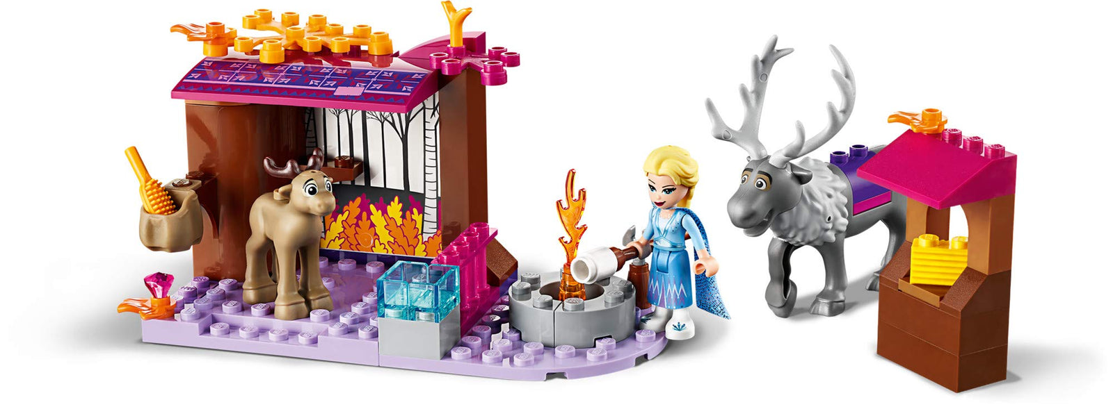 LEGO Disney Frozen II Elsa's Wagon Carriage Adventure 41166 Building Kit with Elsa & Sven Toy Figure (116 Pieces)