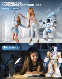 Ruko Smart Robots for Kids, Large Programmable Interactive RC Robot with Voice Control, APP Control, Present for 4 5 6 7 8 9 Years Old Kids Boys and Girls
