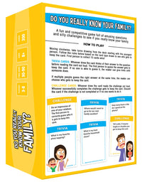 Do You Really Know Your Family? A Fun Family Game Filled with Conversation Starters and Challenges - Great for Kids, Teens and Adults
