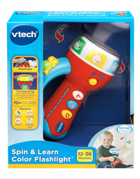 VTech Spin & Learn Color Flashlight, Red
