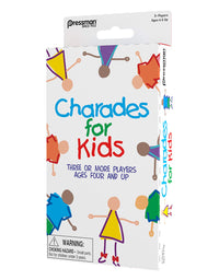 Pressman Charades for Kids Peggable - No Reading Required Family Game Multicolor ,5"
