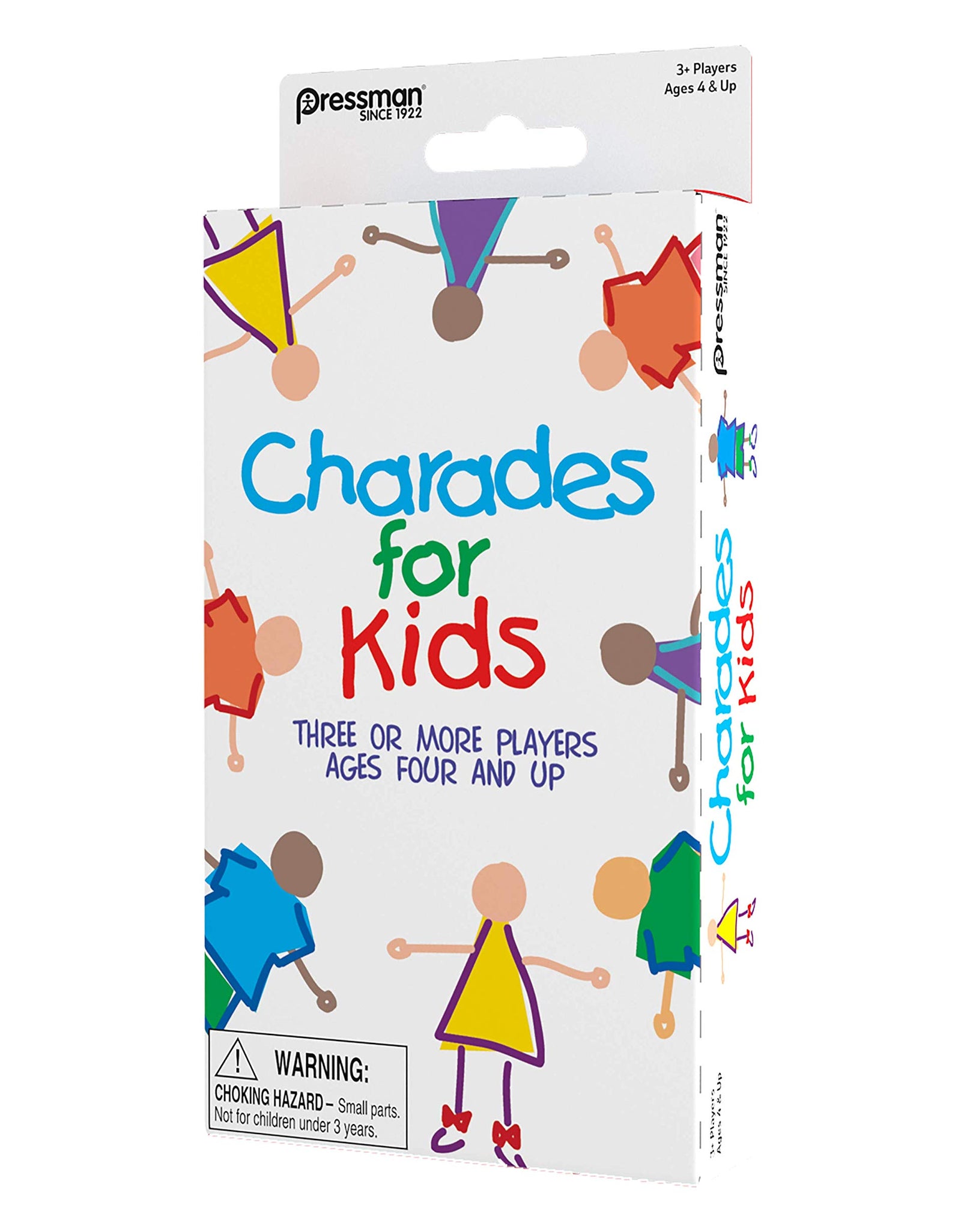 Pressman Charades for Kids Peggable - No Reading Required Family Game Multicolor ,5"