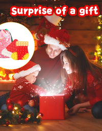 6Pack Christmas Pop Fidget Toys Pack for Kids Girls Boys with 2 Keychain its Push Bubble Sensory Toy Poppers Christmas Stockings Party Gifts Stress Autism Relief for Adults
