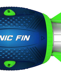 Aerobie Sonic Fin Aerodynamic High Performance Outdoor Football for Kids & Adults, Blue
