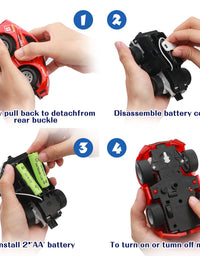 Toys for 2-5 Year Old Boys,Mini Remote Control Car,Toddler Toys Age 2-4,RC Car for Kids,Car Toys for Boys 3-5 Year Old,Gifts for 2 3 4 5 Year Old Boys Girls Birthday,Red
