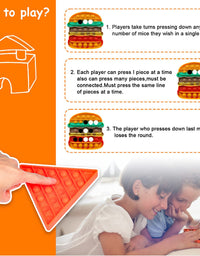 9 Pack Colorful Pop Fidget Toy, Push Bubble Popper Sensory Toy, Autism Special Needs Stress Reliever Silicone Stress Reliever Toy ，Help Restore Emotions Gift for Adult Kids (Rainbow&Pink)
