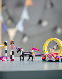 LEGO Friends Magical Acrobatics 41686 Building Kit; Carnival Pretend Play Toy for Kids Who Love Gymnastics Gifts; New 2021 (223 Pieces)
