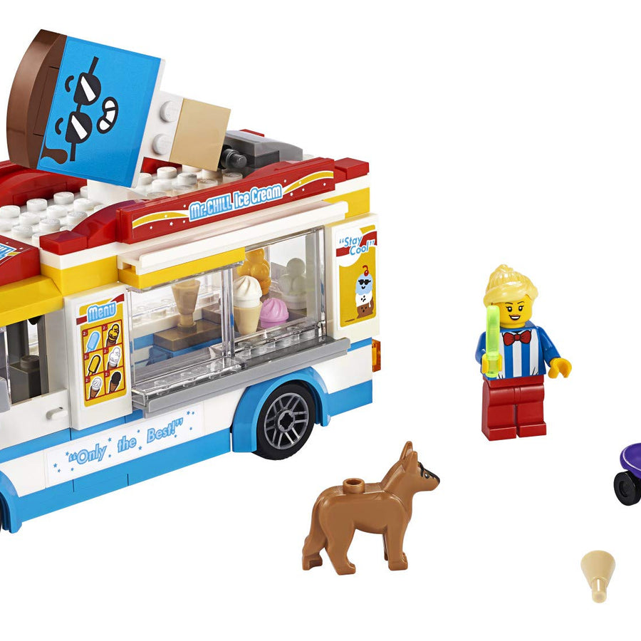 LEGO City Ice-Cream Truck 60253, Cool Building Set for Kids (200 Pieces)