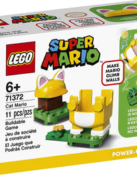 LEGO Super Mario Cat Mario Power-Up Pack 71372 Building Kit, Cool Toy for Kids to Power Up The Mario Figure in The Adventures with Mario Starter Course (71360) Playset (11 Pieces)
