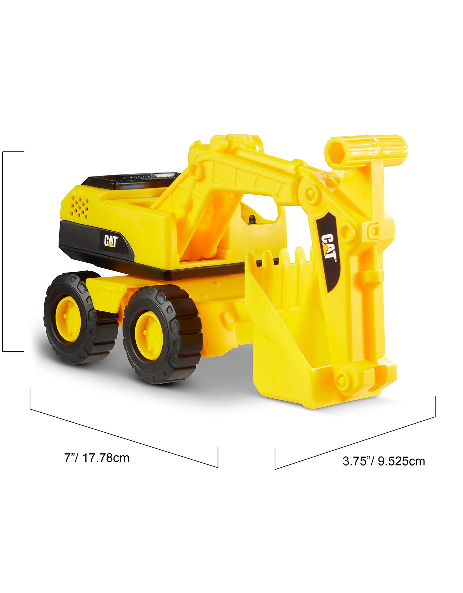 Cat Construction 7" Dump Truck, Loader & Excavator toys Combo Pack