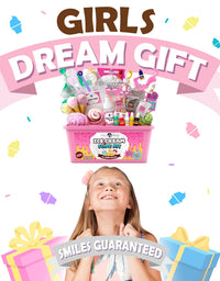 Original Stationery Fluffy Slime Kit for Girls Everything in One Box to Make Ice Cream Slimes, Make Fluffy, Butter, Cloud & Foam Slimes!
