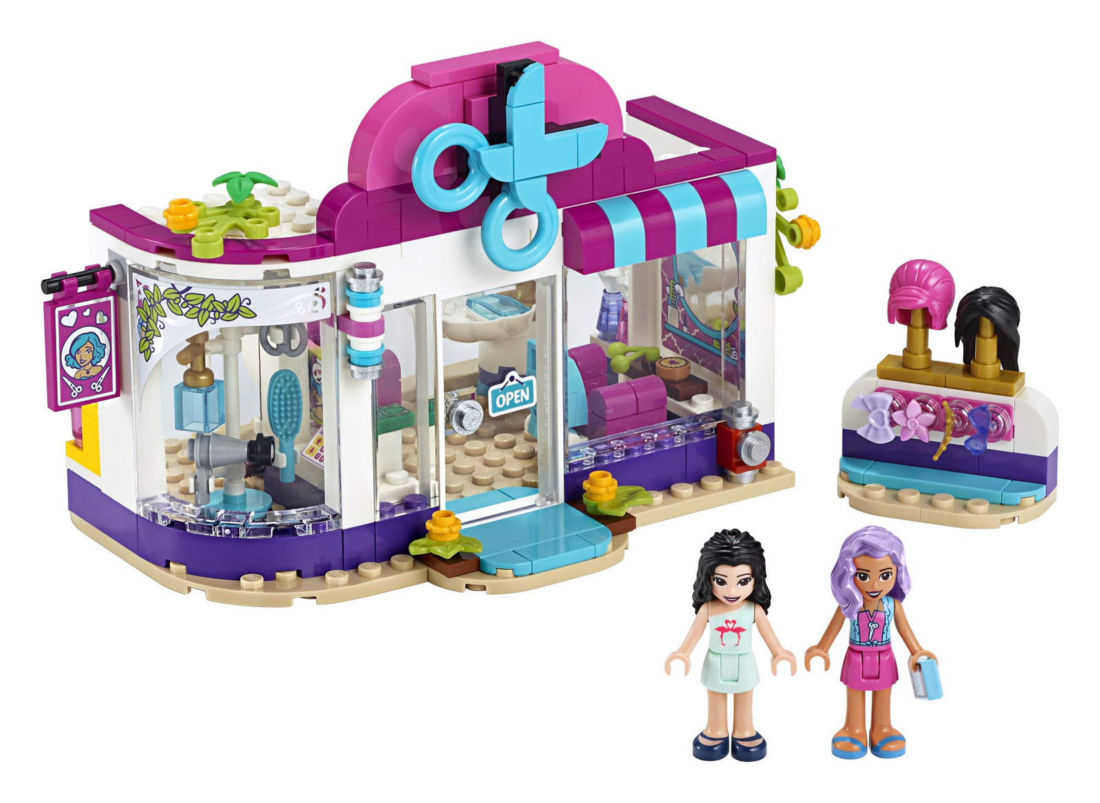 LEGO Friends Heartlake City Play Hair Salon Fun Toy 41391 Building Kit, Featuring Friends Character Emma (235 Pieces)