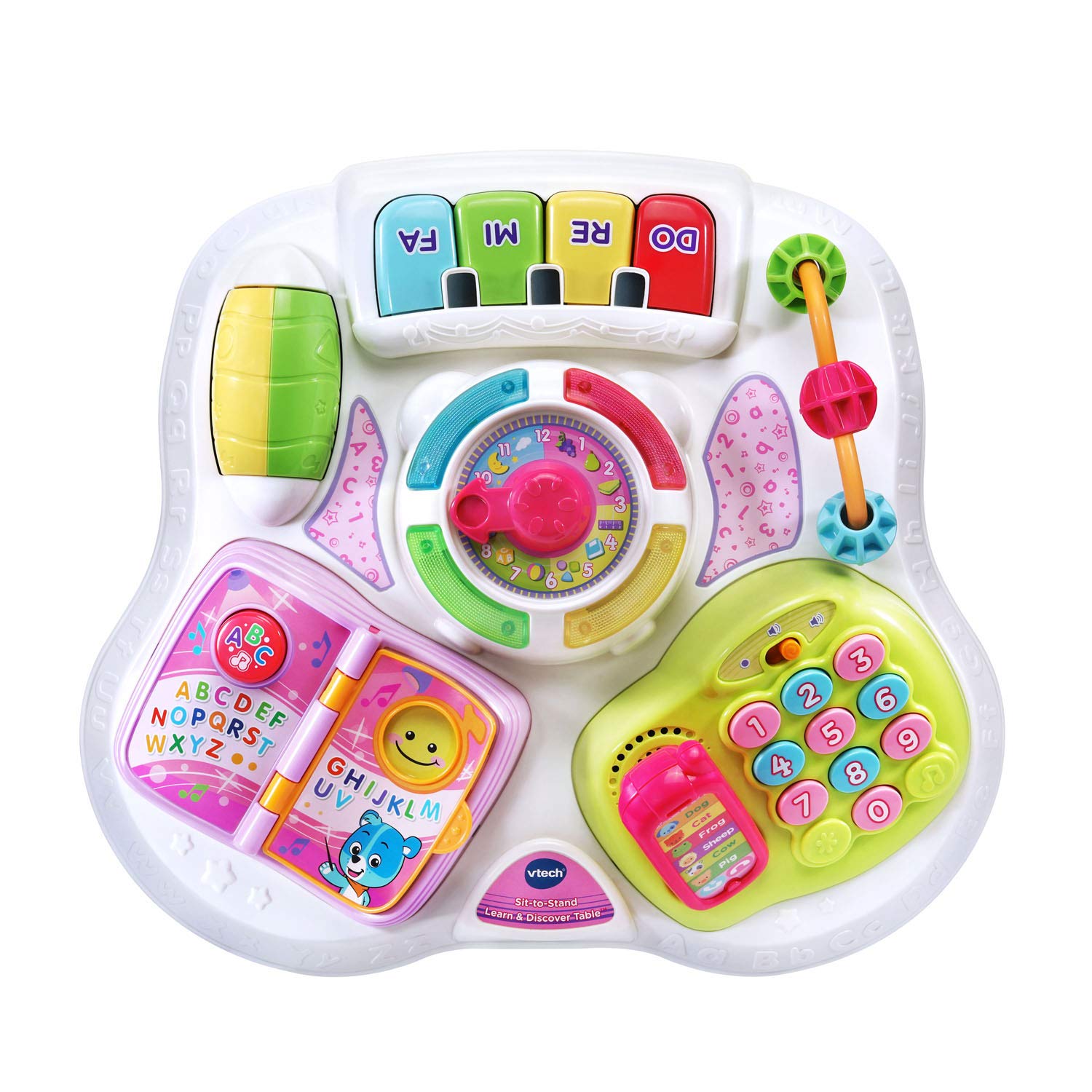 VTech Sit-To-Stand Learn & Discover Table, Pink