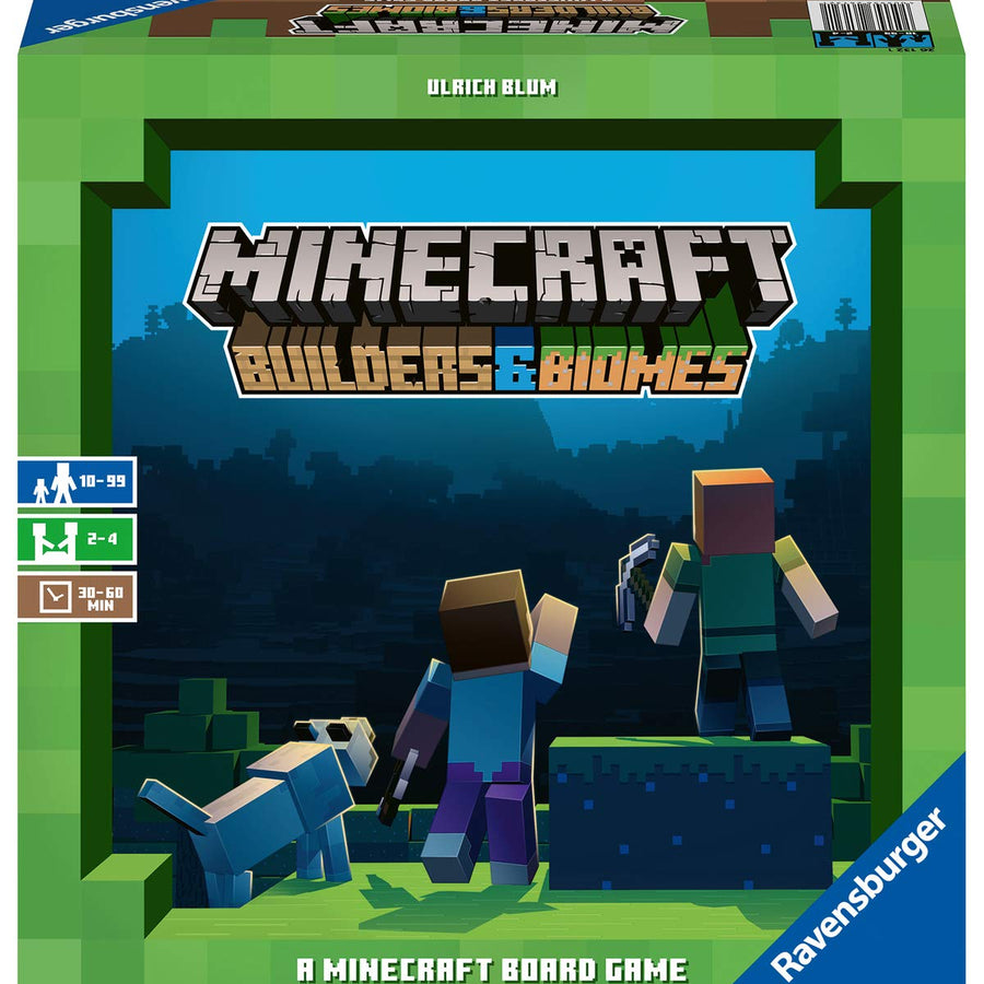 Ravensburger Minecraft: Builders & Biomes Strategy Board Game Ages 10 & Up