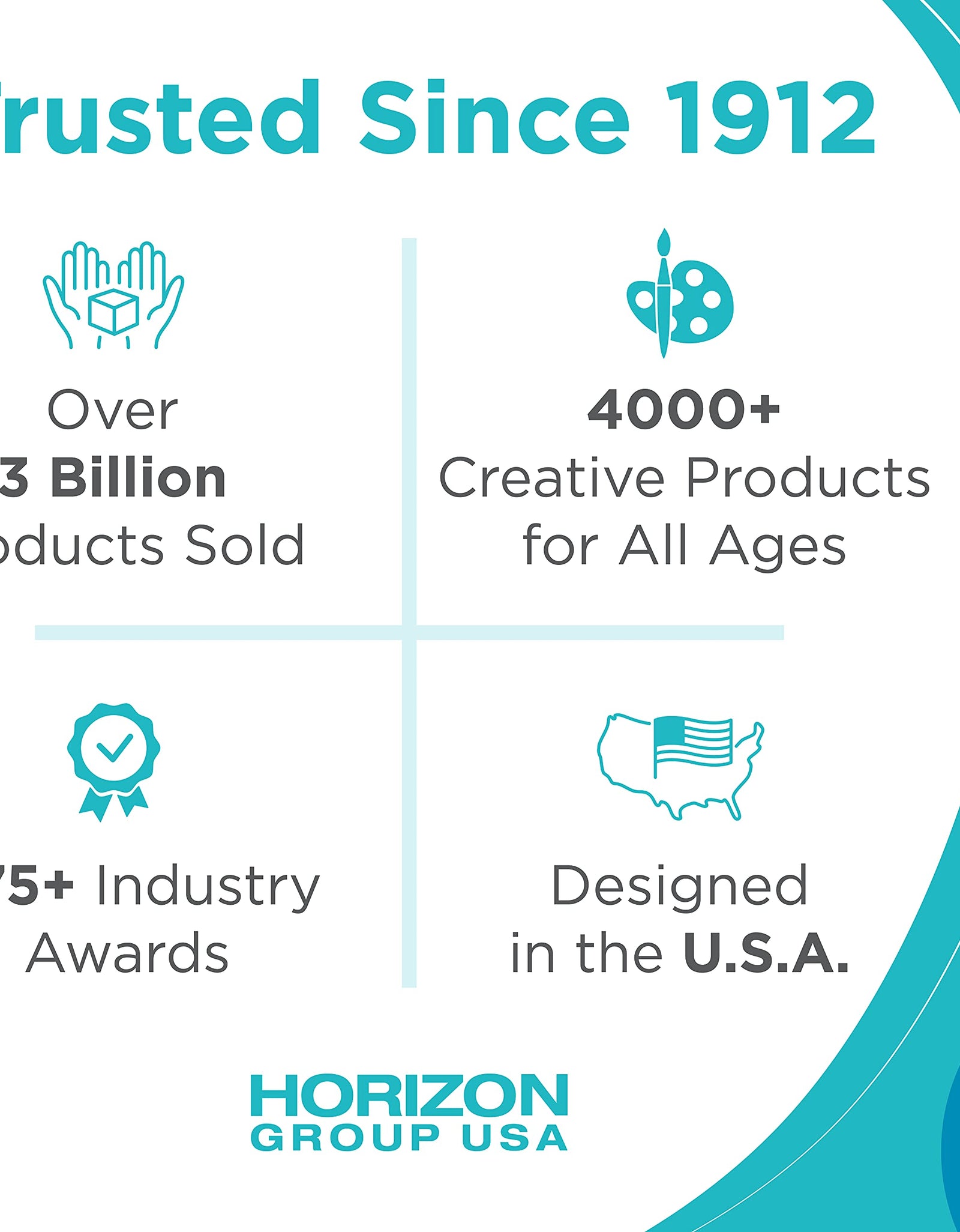 Horizon Group USA Giant 1000+ Pieces Ultimate Box of Arts & Crafts Supplies Set - Big DIY Kit for Kids & Toddlers, Homeschool, Preschool - Stickers,Feathers,Pipe Cleaners,Wood Sticks,Gemstones,Beads