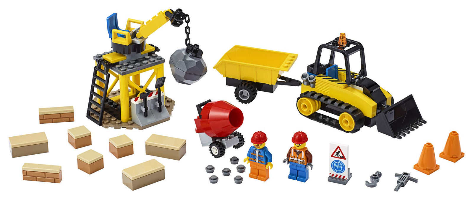 LEGO City Construction Bulldozer 60252 Toy Construction Set, Cool Building Set for Kids (126 Pieces)