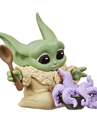 Star Wars The Bounty Collection Series 3 The Child Figures 2.25-Inch-Scale Tentacle Soup Surprise, Blue Milk Mustache Posed Toys, 4 and Up
