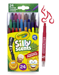 Crayola Silly Scents Twistables Crayons, Sweet Scented Crayons, 24 Count (Package may vary)
