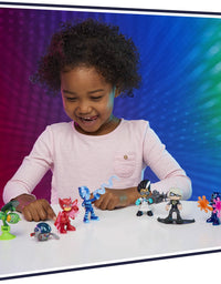 PJ Masks Hero and Villain Figure Set Preschool Toy, 7 Action Figures with 10 Accessories, Ages 3 and Up
