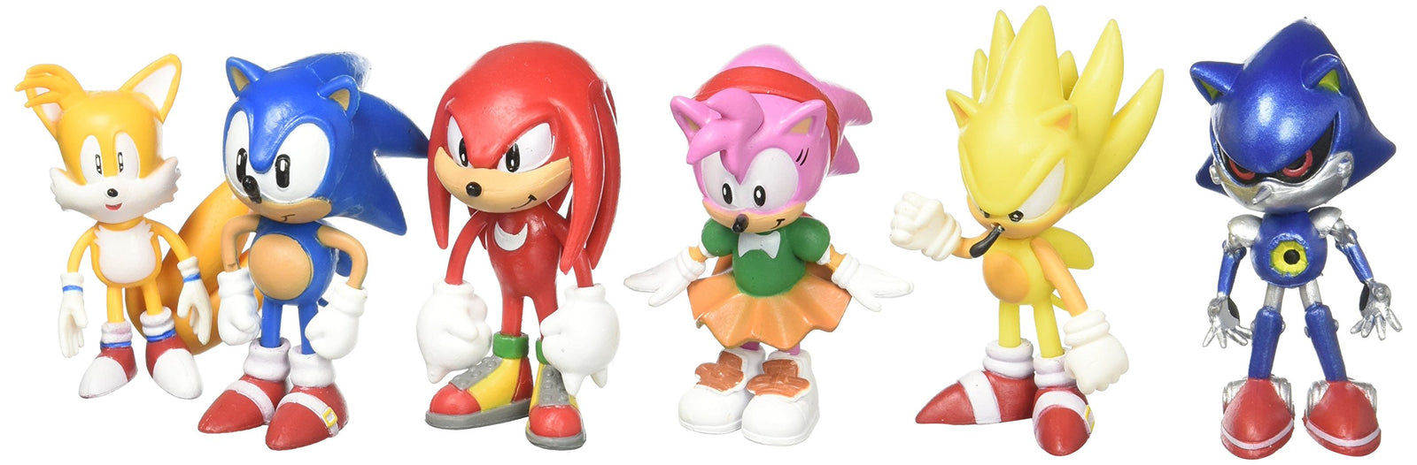 Sonic The Hedgehog Action Figure (6pcs-Set) [Toy]