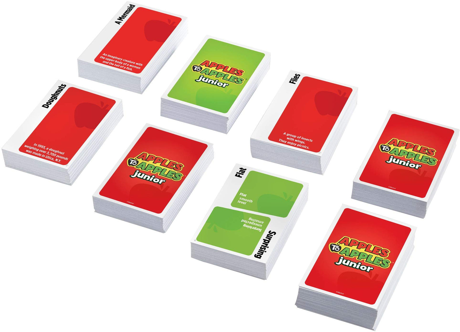 Mattel Apples to Apples Junior, The Game of Crazy Comparisons, Board Game with 504 Cards, Family Party Game Especially for Kids, Gift for Kid, Teen & Family Game Night Ages 9 Years & Older