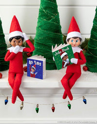 A Christmas Tradition Blue-Eyed Boy Light Tone Scout Elf! Elf and Book Included.
