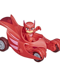 PJ Masks Owl Glider Preschool Toy, Owlette Car with Owlette Action Figure for Kids Ages 3 and Up
