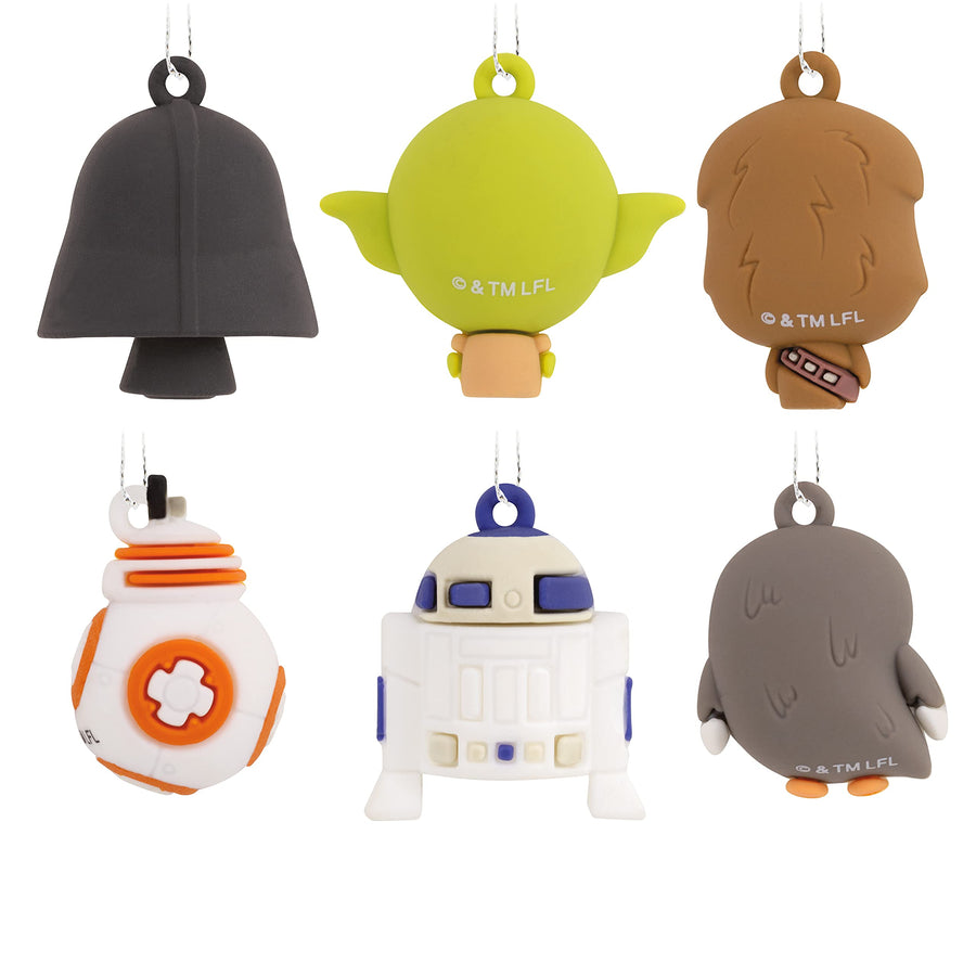 Hallmark Star Wars Characters Miniature Christmas Ornaments, Mini Set of 6