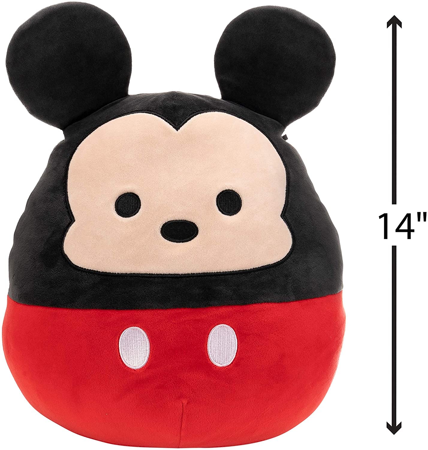 Squishmallow Official Kellytoy Plush 14" Mickey Mouse - Disney Ultrasoft Stuffed Animal Plush Toy