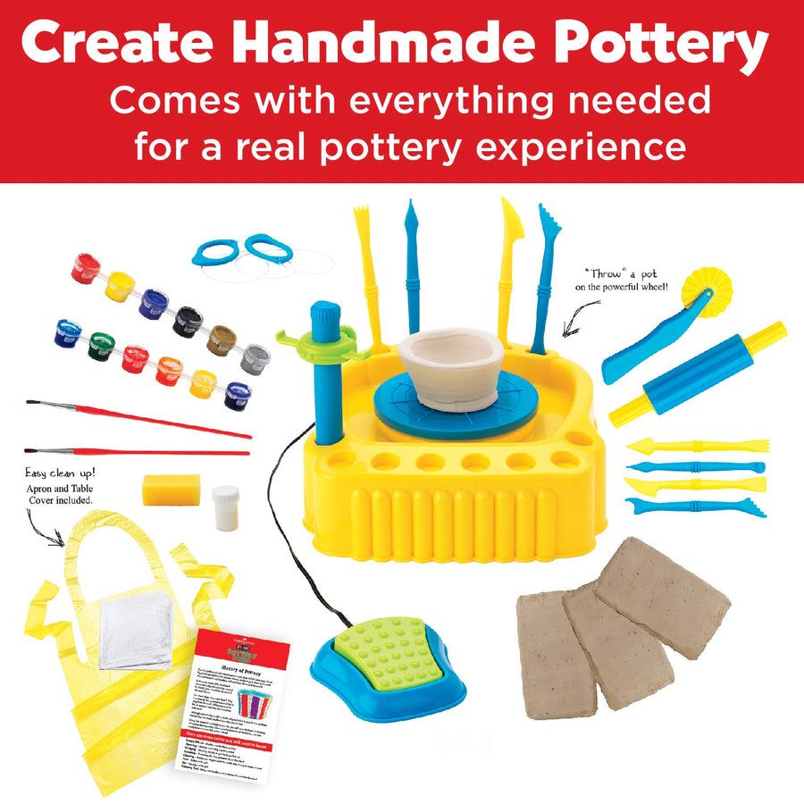 Faber-Castell Do Art Pottery Studio, Pottery Wheel Kit for Kids