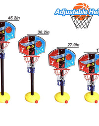 YOHE Toddlers Gifts Toys for Boys Girls,Toy Basketball Set for Kids,Educational Toys,Holiday Birthday Festival Gifts for Kids
