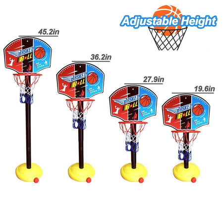 YOHE Toddlers Gifts Toys for Boys Girls,Toy Basketball Set for Kids,Educational Toys,Holiday Birthday Festival Gifts for Kids