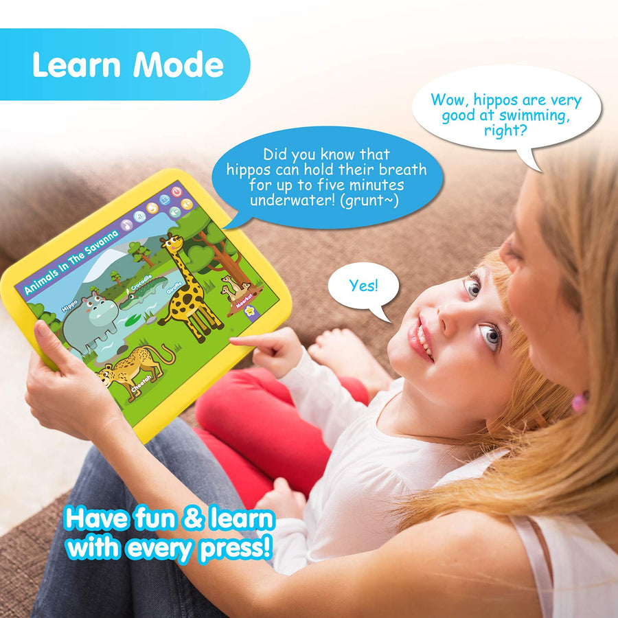 BEST LEARNING INNO PAD Smart Fun Lessons - Educational Tablet Toy to Learn Alphabet, Numbers, Colors, Shapes, Animals, Transportation, Time for Toddlers Ages 2 to 5 Years Old