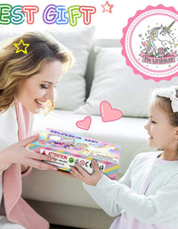 KIDCHEER Kids Makeup Kit for Girls Princess Real Washable Cosmetic Pretend Play Toys with Mirror - Non Toxic

