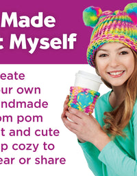 Creativity for Kids Quick Knit Loom – Make Your Own Pom Pom Hat And Accessories For Beginners (Packaging May Vary)
