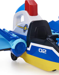 Paw Patrol, Jet to The Rescue Deluxe Transforming Spiral Rescue Jet with Lights and Sounds, Amazon Exclusive
