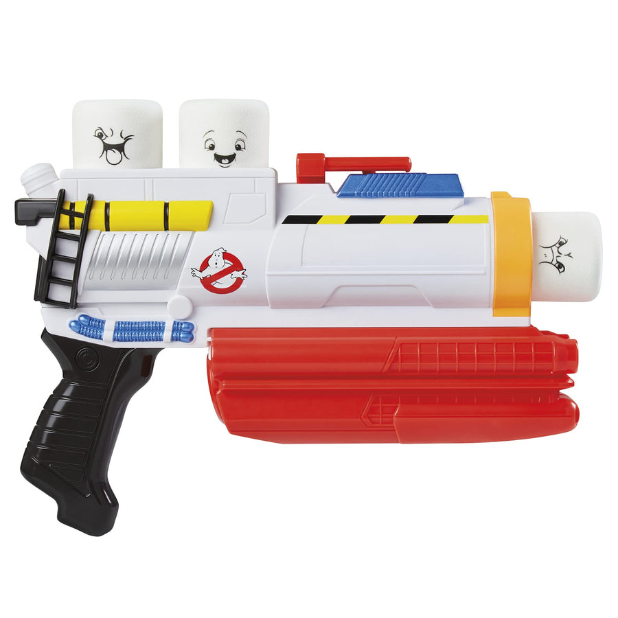 Hasbro Ghostbusters Mini-Puft Popper Blaster Action Ghostbusters: Afterlife Roleplay Toy with 3 Foam Puft Popper Projectiles for Kids Ages 8 and Up