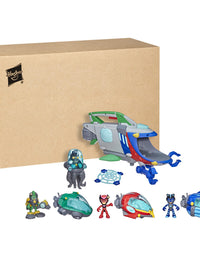PJ Masks PJ Launching Submarine and Rovers Preschool Toy, Underwater-Themed Playset with 3 PJ Rovers and 3 Action Figures, Ages 3 and Up (Amazon Exclusive)
