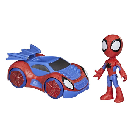 Marvel Spidey and His Amazing Friends Spidey Action Figure and Web-Crawler Vehicle, for Kids Ages 3 and Up