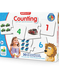 The Learning Journey: Match It! - Counting - 30 Piece Self-Correcting Number & Learn to Count Puzzle - Preschool Learning Toys - Award Winning Toys
