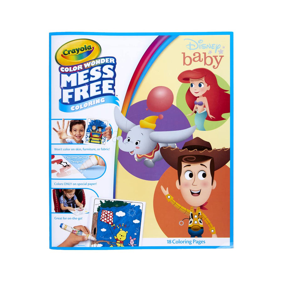 Crayola Color Wonder Disney Baby Characters, Mess Free Coloring Pages, Gift for Kids, Age 3, 4, 5, 6