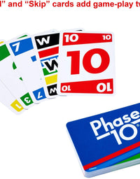 Phase 10 Card Game with 108 Cards, Makes a Great Gift for Kids, Family or Adult Game Night, Ages 7 Years and Older [Amazon Exclusive]
