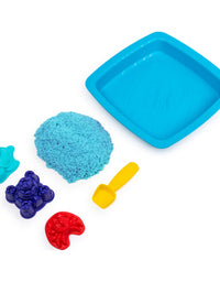 Kinetic Sand, Sandbox Playset with 1lb of Green and 3 Molds, for Ages 3 and up
