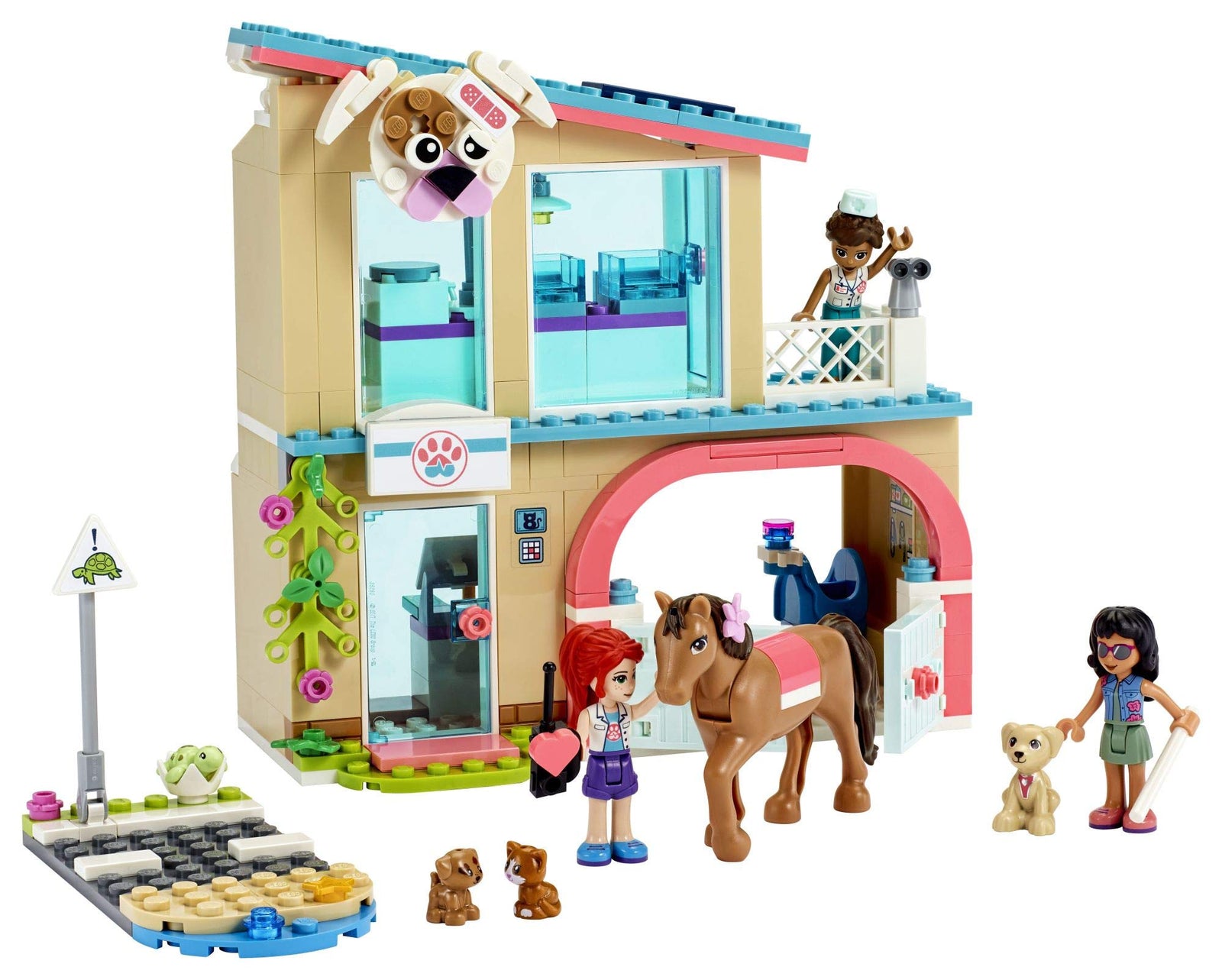 LEGO Friends Heartlake City Vet Clinic 41446 Building Kit; Animal Rescue Toy Makes a Great-Value Christmas, Holiday or Birthday Gift for Kids Who Love Vet Clinic Pretend Play, New 2021 (258 Pieces)