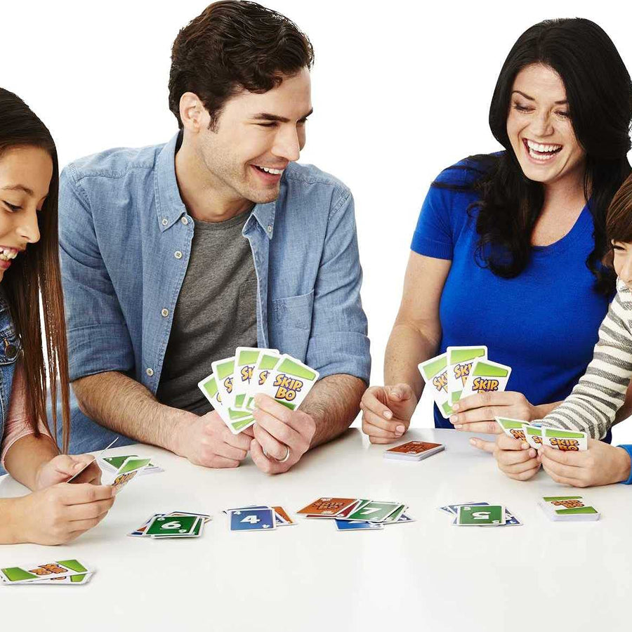 Skip Bo Card Game in Decorative Tin with 162 Cards, Sequencing Family Game for 2 to 6 Players, Kids Gift for Ages 7 Years & Older [Amazon Exclusive]